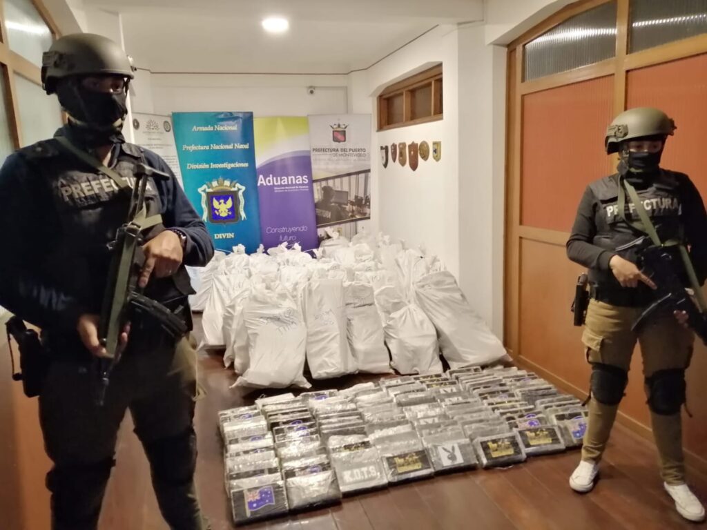Índice de crimen organizado en Uruguay