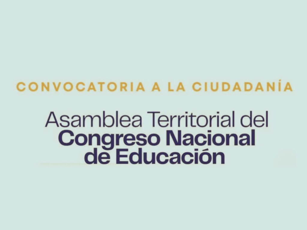Asamblea Territorial en el marco del Congreso de la Educación