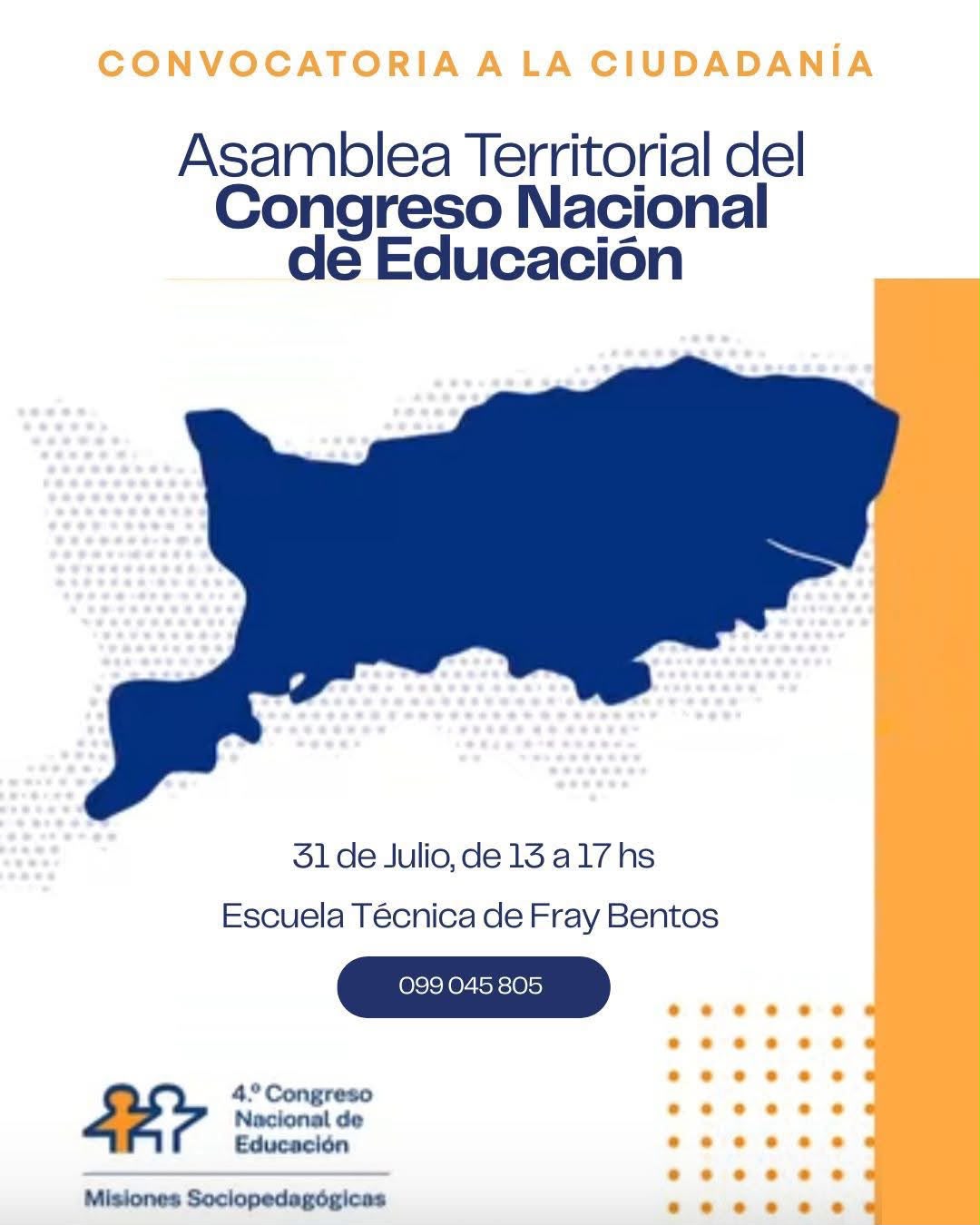 Asamblea Territorial en el marco del Congreso de la Educación