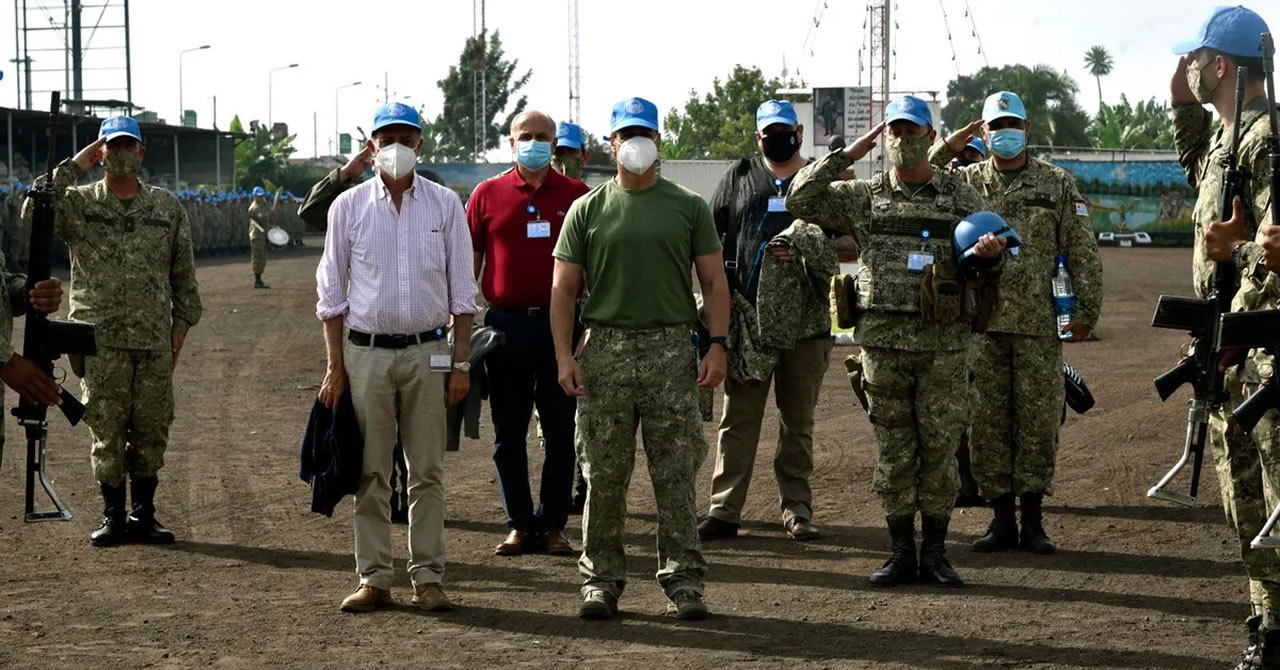 Lacalle Pou llegó del Congo en la madrugada del domingo