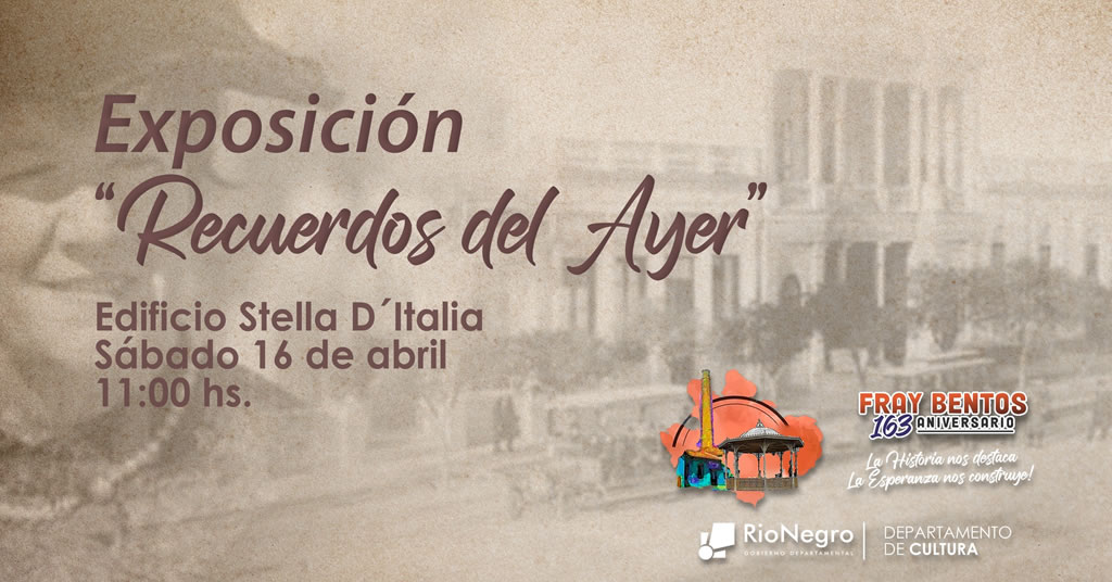 Exhibición en el Stella D'Italia en conmemoración de la fundación de Fray Bentos