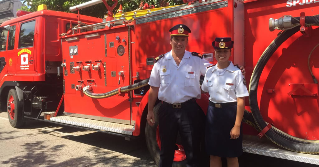 Hoy se recibieron 13 nuevos bomberos voluntarios