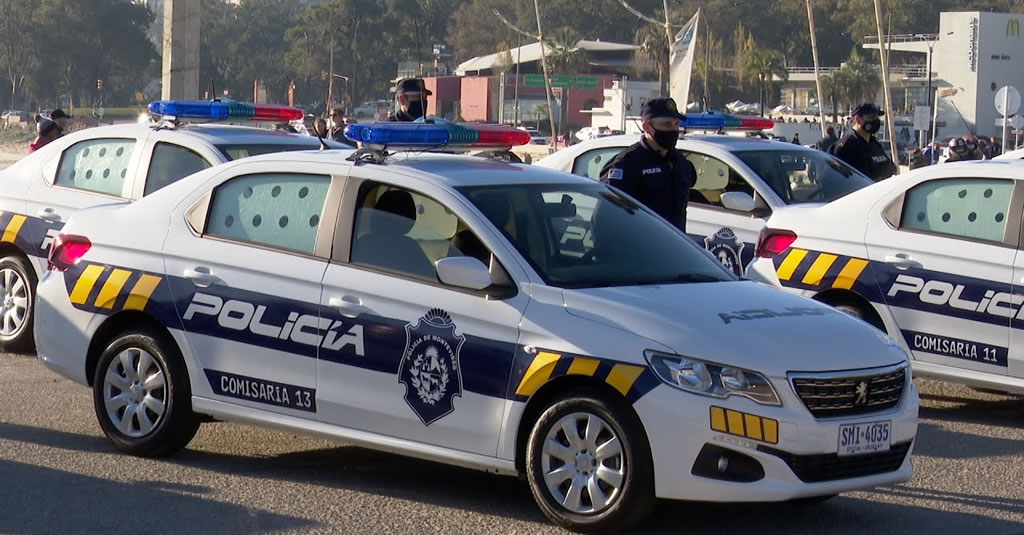 Persecución policial a alta velocidad en Young