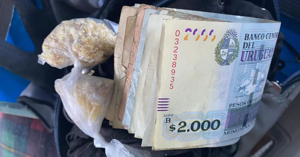 La boca de drogas que manejaba un marinero de Prefectura de Fray Bentos