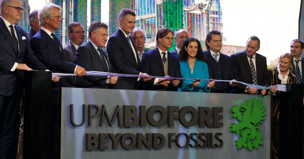 Lacalle Pou en la inauguración de la planta de UPM2