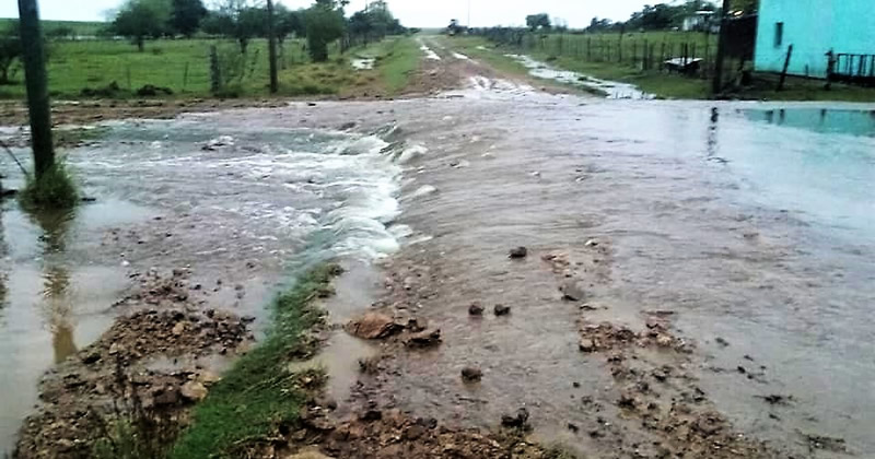 La población de Sarandí de Navarro estuvo aislada durante varias horas